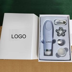 Nouvel Arrivage 2025 – Appareil de Soin de la Peau Étanche en Silicone Souple – Brosse Nettoyante Électrique pour le Visage avec 4 Têtes – Masseur Facial - Product Image 1