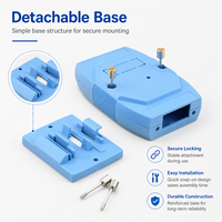 Boîtier électronique fiable et pratique en ABS IP54 pour rail DIN, boîte de commande pour équipement d'automatisation industrielle