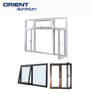 Fenêtre en aluminium et verre robuste, isolation thermique et insonorisation pour villa, usage résidentiel et commercial extérieur, prix en gros - Product Image 1