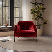 Fauteuil pivotant surdimensionné en cuir de qualité supérieure avec repose-pieds rembourré pour salon, meubles de style moderne du milieu du siècle