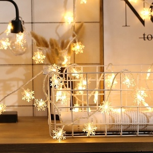 LED dây đèn bông tuyết cổ tích Festoon Vòng hoa cho năm mới & giáng sinh trang trí ánh sáng IP44 đánh giá - Product Image 2