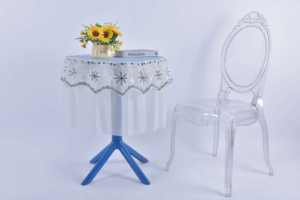 Kursi Makan luar ruangan Chiavari Modern grosir kursi pernikahan plastik hantu akrilik untuk penggunaan bengkel sekolah Restoran - Product Image 4