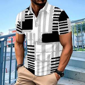 <span class=keywords><strong>Chemise</strong></span> <span class=keywords><strong>africaine</strong></span> pour <span class=keywords><strong>homme</strong></span> de bonne qualité, manches courtes, fabriquée en Chine - Product Image 3
