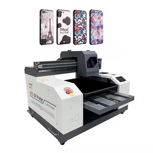 เครื่องพิมพ์อิงค์เจ็ท UV อัตโนมัติ L805 ขนาด 40*50 แบบแท่นราบ สำหรับพิมพ์ลายนูนบนโลหะและหนัง - Product Image 1