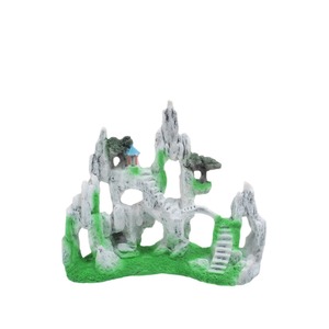 Pierres décoratives modulaires en résine pour aménagement paysager d'aquarium, imitation rocheuse, avec plantes aquatiques pour aquarium - Product Image 2