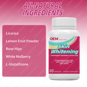 Marque de distributeur Produits de beauté pour le blanchiment de la peau Capsules au glutathion 5000mcg Capsules pour le blanchiment de la peau - Product Image 3