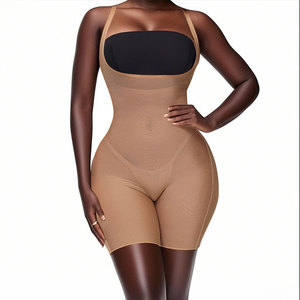 Ultrathin Shapewear Colombianas <strong>Underbust</strong> U Shape Lower Back Body Shaper Transparent Seamless Bodysuit See Through Bodysuit - Product Image 1