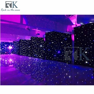 Telón de Fondo LED para Bodas con Diseño de Cielo Estrellado, Cortina de Luces LED de Colores para Escenario, DJ, con DMX para Decoración - Product Image 3