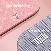 Tapis de yoga en TPE écologique imprimés sur mesure pour la vente en gros, ensemble de tapis de yoga épais pour la gym avec logo, tapis de yoga antidérapants de voyage