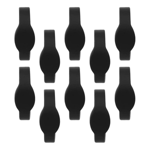 Pulseras de goma personalizadas para cerradura de puerta, pulsera inteligente de silicona negra con etiqueta nfc, resistente al agua, rfid, de fábrica - Product Image 3