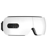 Compresse chaude et équipement de massage oculaire à pression d'air masseur oculaire portable sans fil pliable avec chaleur