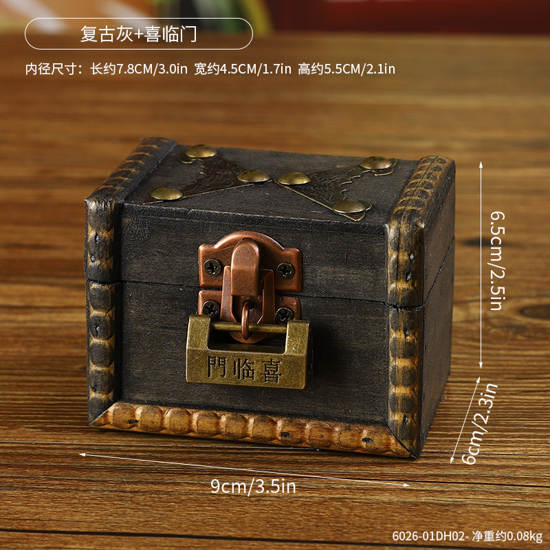 6026-01DH02--6026 Llegada alegre gris retro