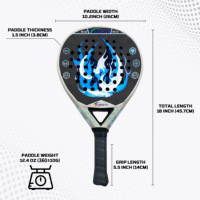 Raquettes de padel légères et portables avec logo personnalisé, livraison rapide, 12K 24K, balles blanches, paletas de padel en carbone et fibre de verre pour enfants