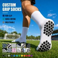 Chaussettes de sport en gros pour hommes, chaussettes de football antidérapantes avec logo et coussinets, emballage personnalisé, fabricant de chaussettes de football sur mesure