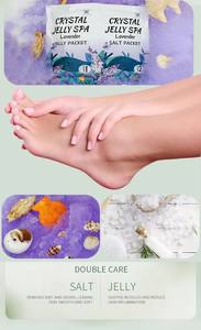 Cristal Cuidado DE LA PIEL Hidratante Lavanda Gel Jalea <span class=keywords><strong>Spa</strong></span> Orgánica Baño de pies Sal Cristal Barro Baño de pies Masaje corporal Sal de pies - Product Image 6