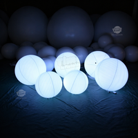 Ballon publicitaire LED gonflable géant sur mesure, imperméable, éclairage extérieur, ballon gonflable pour divertissement aquatique