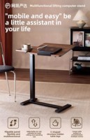 Bureau d'ordinateur réglable Table d'appoint mobile soigneusement sélectionnée pour la maison et pour l'écriture à la maison Petit