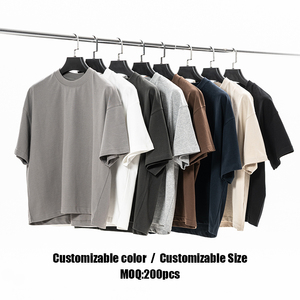 Camisetas de Hombre Holgadas de 270 g/m², Camisetas de Algodón Grueso para Hombre, Camisetas con Logotipo Personalizado, Impresión DTG - Product Image 6