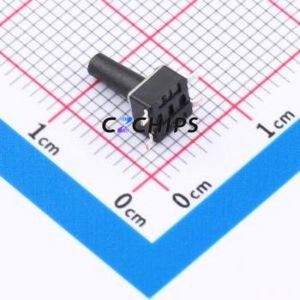 BTS0C00152NBG00 Tactile Switch SMD-4P,4.5x4.5mm Switch Round Button 2.6N Vertical Mount 4.5mm - Product Image 2