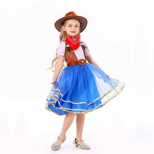 Costume de princesse cosplay de haute qualité, costume de cowboy western pour garçons et filles, vêtements de scène pour le carnaval - Product Image 2