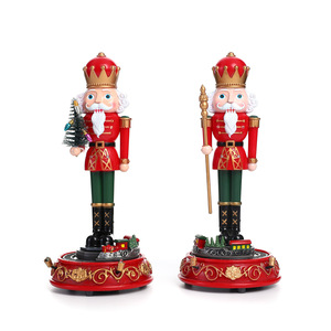 New cross-border musical rotating nut soldier welcoming ornament, <b>Christmas</b> decoration, furniture ornament, <b>Christmas</b> gift - Product Image 5