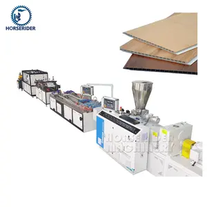 Pvc Panel Machine Wpc Extrusie Machine Pvc Plafond Snijden Extrusie Plastic Plafond Pvc Wall Panel Machine