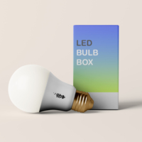 Emballage d'ampoule écologique personnalisé en usine Boîte d'emballage avec logo personnalisé fabricants d'ampoule à led Boîte d'emballage d'emballage pour ampoules à led