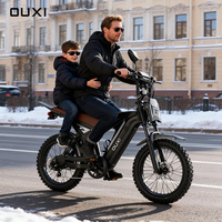 OUXI Gt20pro Bicicleta Eléctrica Todoterreno de 7 Velocidades y 20 Pulgadas con Frenos de Aceite de 750W, Gran Oferta, Bicicleta de Montaña MTB