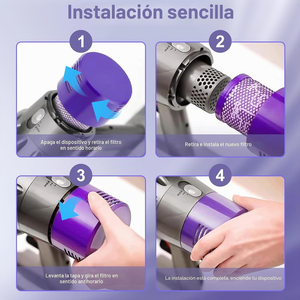 <span class=keywords><strong>Filtre</strong></span> HEPA pour aspirateur <span class=keywords><strong>Dyson</strong></span> <span class=keywords><strong>V10</strong></span> SV12 <span class=keywords><strong>Cyclone</strong></span> Series DY969082 01 compatible avec <span class=keywords><strong>V10</strong></span> Absolute Animal Motorhead Total Clean - Product Image 6