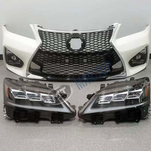 Accessoires de voiture Maictop Conversion Grille de pare-chocs avant Phare pour GS350 GS250 2012 2013 Upgrade to 2016 GSF Style - Product Image 6