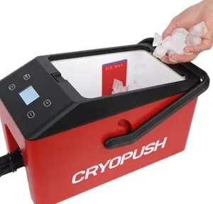 CRYOPUSH पुनर्वास चिकित्सा समायोज्य दबाव ठंड संपीड़न बर्फ मशीन क्रायो पूर्ण पैर ठंड चिकित्सा