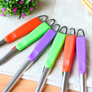 Colorful Handled Stainless Steel Soup Ladle, Kitchen Soup <b>Serving</b> <b>Spoon</b>, Stirring <b>Spoon</b>, Hanging Strainer, Hot Pot Ladle, - Product Image 4