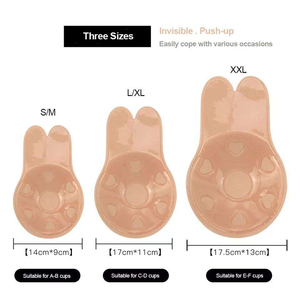 PUMEI soutien-gorge lapin poitrine Patch femmes sport lavable réutilisable invisible sucette casquette lifting du sein - Product Image 4