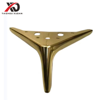 Pieds de table en acier robuste pour canapé d'angle - Meubles en métal de style industriel avec support de montage (OEM en vrac)