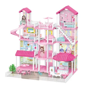 High Quality Children Fun And Creative Enlightenment House Toys Big Doll House Furniture Toy Set Kid Education Educational Toys