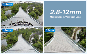 5mp autofocus חיצונית pe IP אבטחה vandalproof כיפה מצלמה smd ai 2.8 ~ 12mm עדשה <span class=keywords><strong>varifocal</strong></span> 4x רוחב אופטי זום אר חזון לילה - Product Image 6