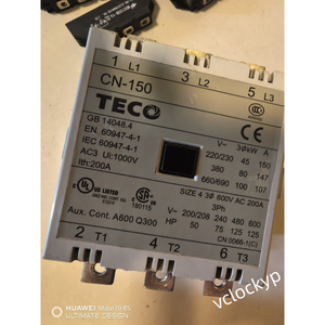 1 UNIDAD NUEVA TECO CN-150 CN150 CONTACTOR en CAJA 220V, 3A2a2b FIRE - Product Image 3