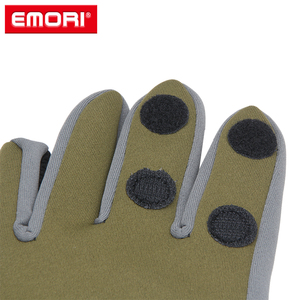 Guantes de Caza Elásticos de Alta Calidad, Guantes de Pesca para Clima Frío con Tres Dedos Descubiertos de Neopreno - Product Image 5