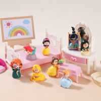 Lot de 12 boîtes de figurines en peluche Mochi Jandoon Disney, série Princesse Fugitive, boîte mystère, cadeau, jouets tendance TCG, en gros, en stock