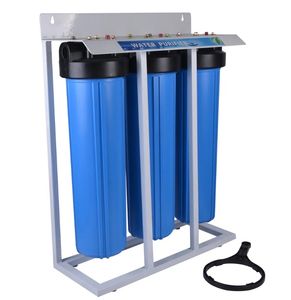 Grande filtro acqua blu tutta la casa grande flusso Jumbo sistema di depuratore di acqua con misuratore di pressione per gli Emirati arabi uniti - Product Image 1