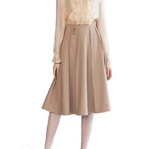 original suppliers production wholesale short midi A line ladies formal office skirt wear women ladies maxi skirt