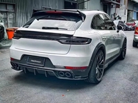 Diffuseur de pare-chocs arrière en fibre de carbone pour Porsche Macan 95B 2014-2021 Diffuseur arrière en carbone pièces de carrosserie kit carrosserie