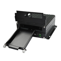 Enregistreur vidéo SeemeTech MNVR 4CH 1080P H.265 M12 6PIN avec stockage SD/HDD, 4G/WiFi/GPS, ADAS/BSD/DMS, écran IPS, visualisation à distance en temps réel