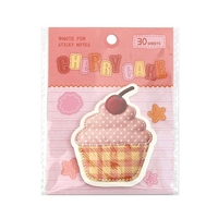 30 pièces par paquet de notes autocollantes, style patchwork mignon, parfaites pour les bullet journals, l'écriture de messages et la prise de notes