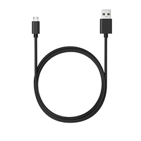 Cable de Datos de Cobre Puro con Blindaje Trenzado de PVC, Carga Rápida 3A, 1M/2M, 30/28/26AWG, Micro-USB C para Computadora, Móvil y Escáneres de Código de Barras