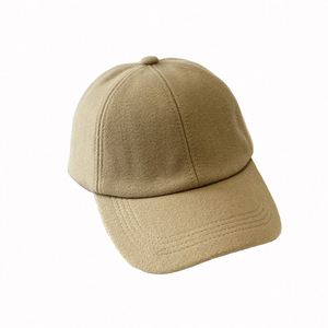 Casquettes de sport douces et confortables pour l'automne et l'hiver, logo personnalisé, casquette de baseball tendance, casquette de baseball en laine pour se tenir au chaud - Product Image 2