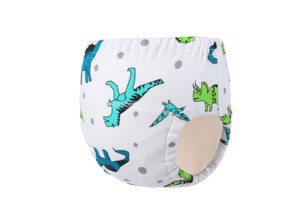 Vente en gros 100% coton Pantalon d'entraînement doux couvre-couches pour bébés Pantalon réutilisable imperméable pour les tout-petits - Product Image 6