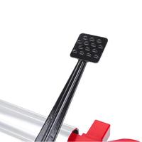 Cric de pneu hydraulique avec roues Positionnement du véhicule Chariot de roue de voiture en acier avec capacité de pédale à cliquet Chariot de voiture de véhicule