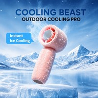 Ventilateur portable pliable sans pales à refroidissement par glace, haute vitesse, écologique, pour extérieur et usage domestique, petit format de poche - Prix promotionnel