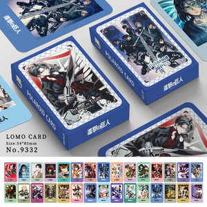 30 PCS/SET 2 Estilos Shingeki No <span class=keywords><strong>Kyojin</strong></span> Recoger Decoración Foto <span class=keywords><strong>Anime</strong></span> Lomo Tarjeta Mini Postal - Product Image 3